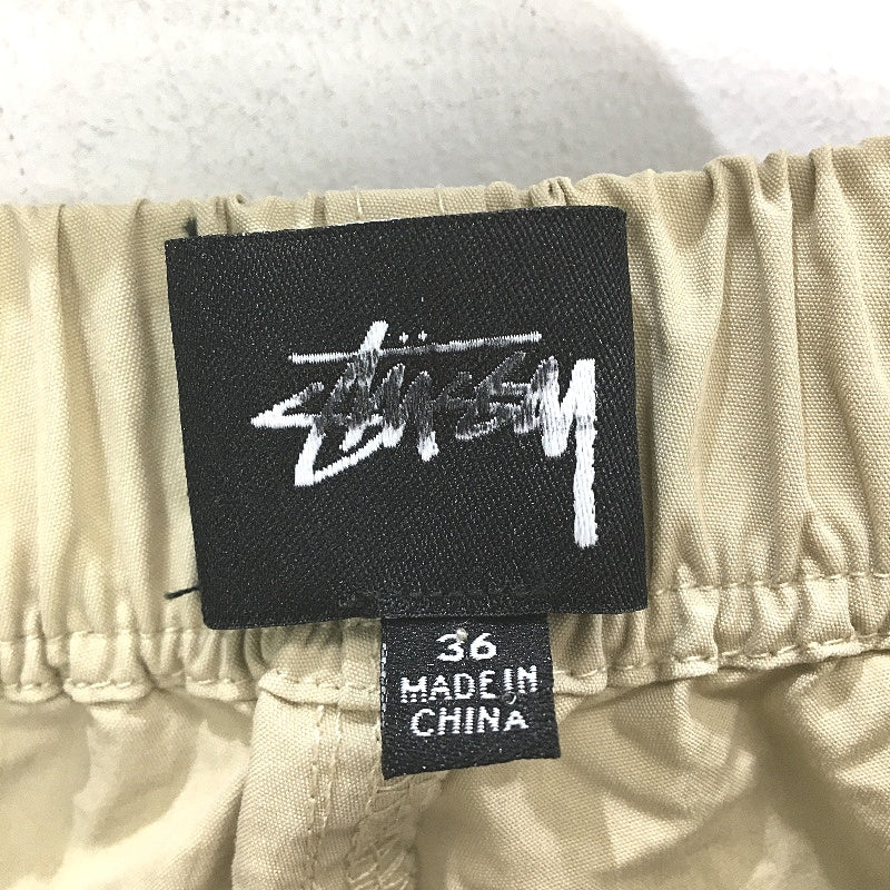 Stussy Heritage Tan Elastic Waisted Zip Up Parachute Pants Mens Size 36 NEW - Image 5