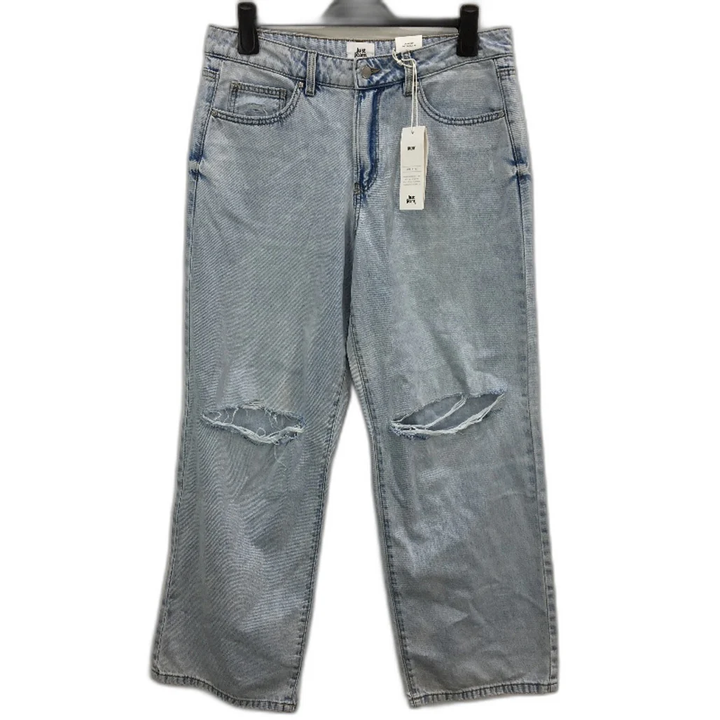 Just Jeans Light Blue Ripped Knee Baggy Mid Rise Denim Jeans Ladies Size 12 NEW