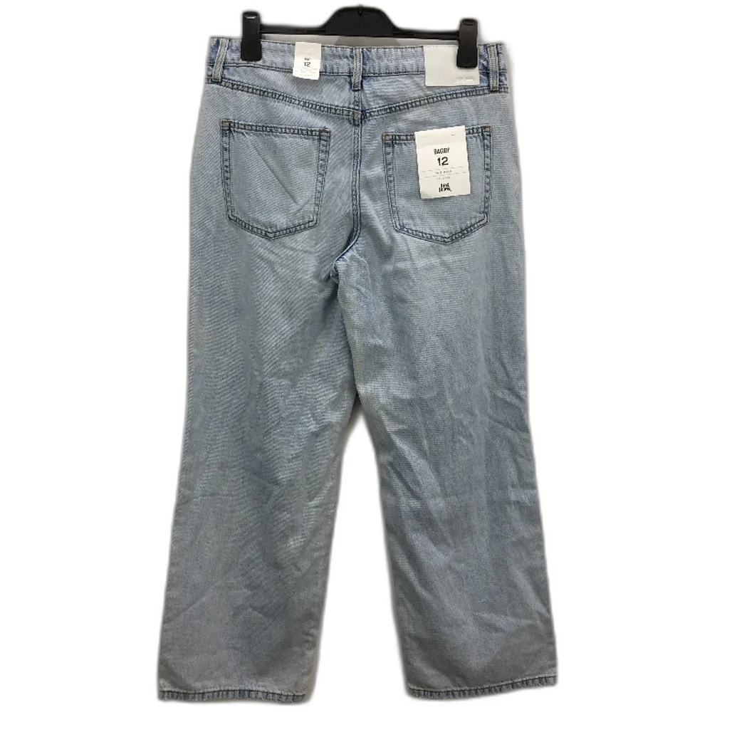 Just Jeans Light Blue Ripped Knee Baggy Mid Rise Denim Jeans Ladies Size 12 NEW - Image 2
