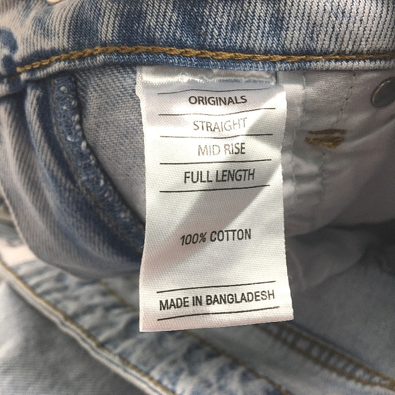 Just Jeans Light Blue Ripped Knee Baggy Mid Rise Denim Jeans Ladies Size 12 NEW - Image 6