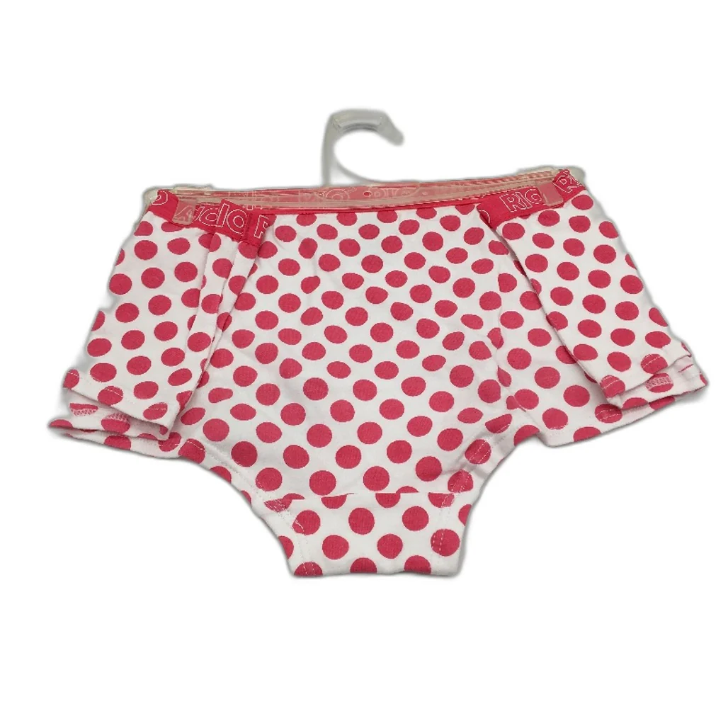7 Pairs Rio Must Haves White & Pink Polka Dot Shortie Underwear Ladies Sz 14 NEW - Image 3