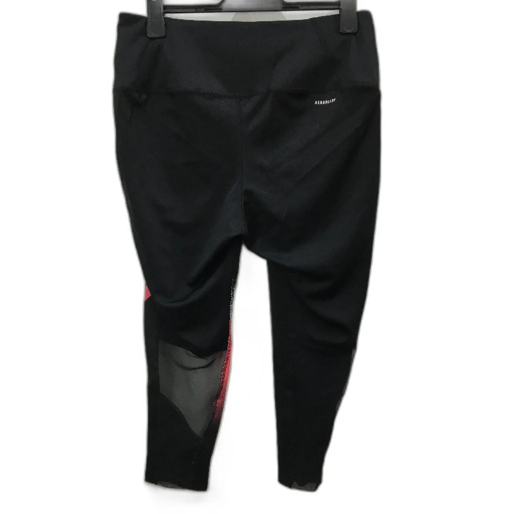 Adidas Aeroready Training Black Mesh Calf 3/4 Length Tights Size 2X UK 24-26 NEW - Image 2