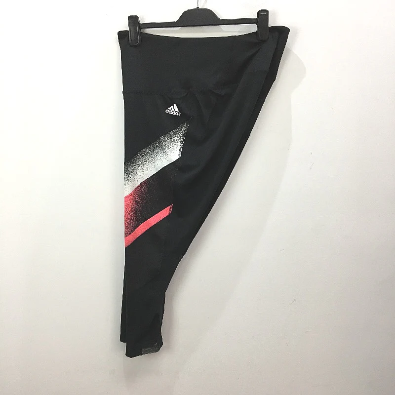 Adidas Aeroready Training Black Mesh Calf 3/4 Length Tights Size 3X UK 28-30 NEW - Image 4