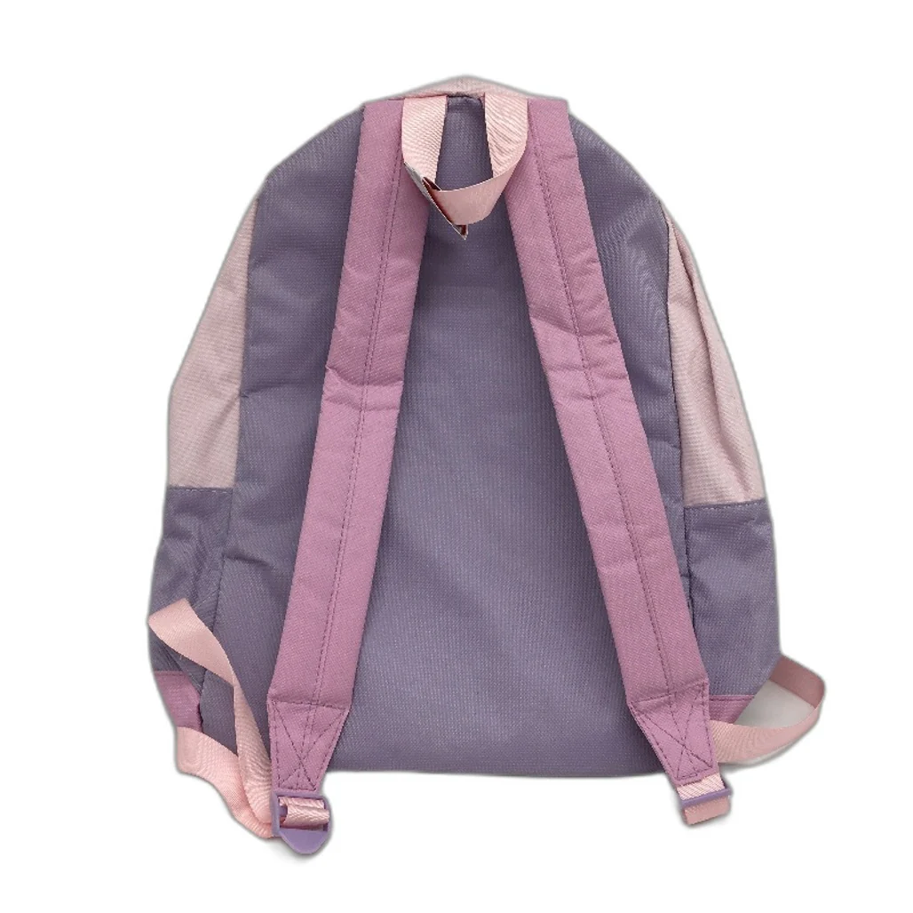 Dual Pink & Purple 14.5L Junior Classic Lightweight Kids Backpack 40cm NEW - Image 2