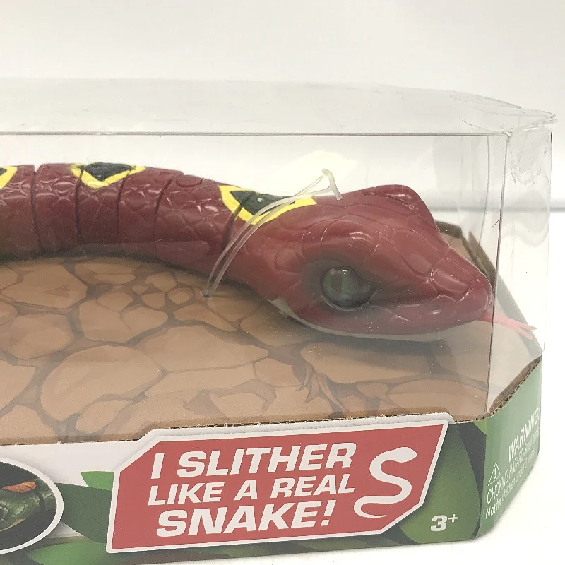 ZURU Robo Alive Light Up Slithering Robotic Snake Toy Battery Powered Red NEW - Image 4