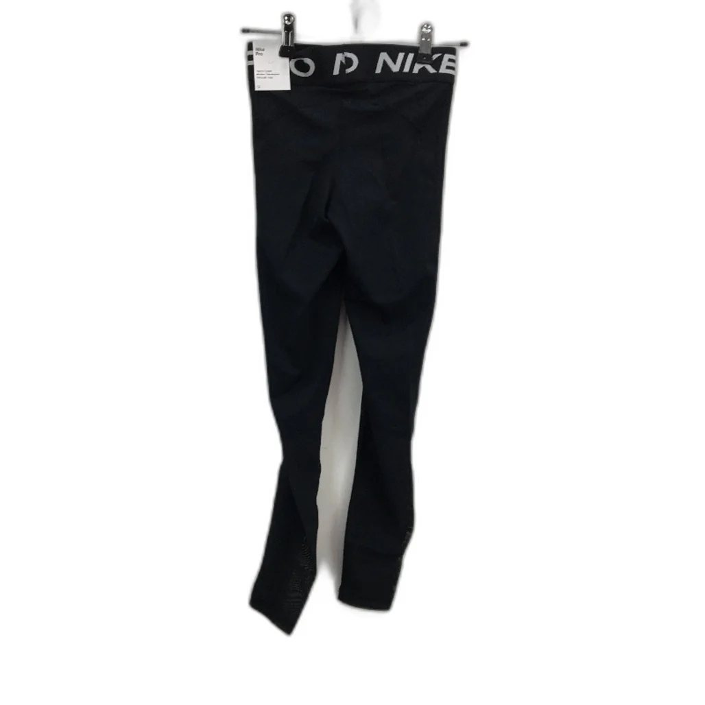 Nike Pro Mid Rise Mesh Paneled Tight Fit Black Leggings Ladies Size XS NEW - Image 2