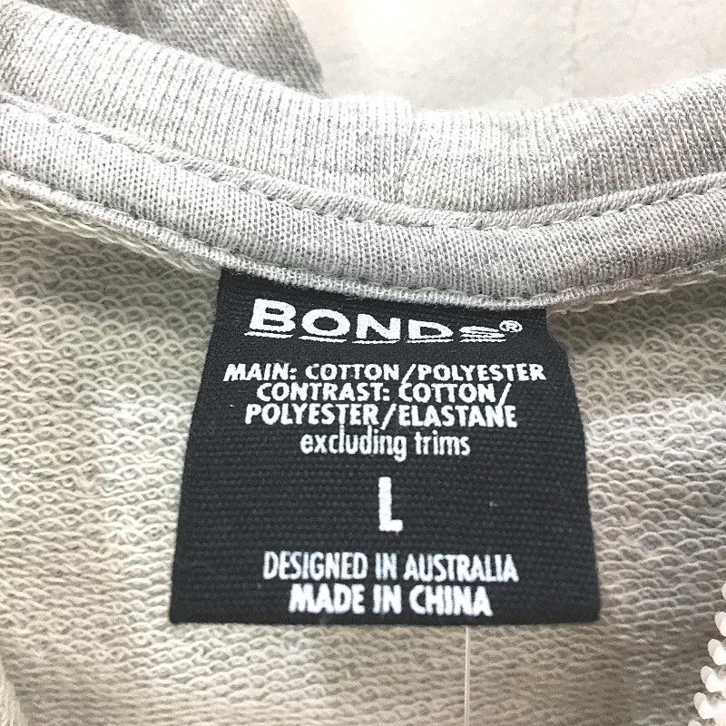 Bonds Essentials French Terry Pullover Zip Up Hoodie Mens Size Large NEW - Image 3
