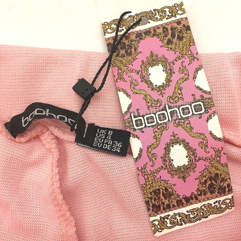 Boohoo Lightweight Relaxed Casual Baby Pink Joggers Ladies Size UK 8 NEW - Image 3