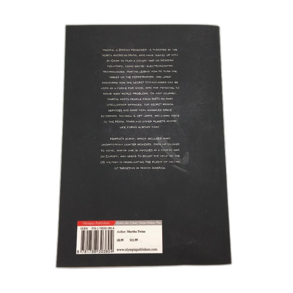 Kiss Terror Goodbye Fiction Paperback Novel By Martha Twine NEW - Image 2