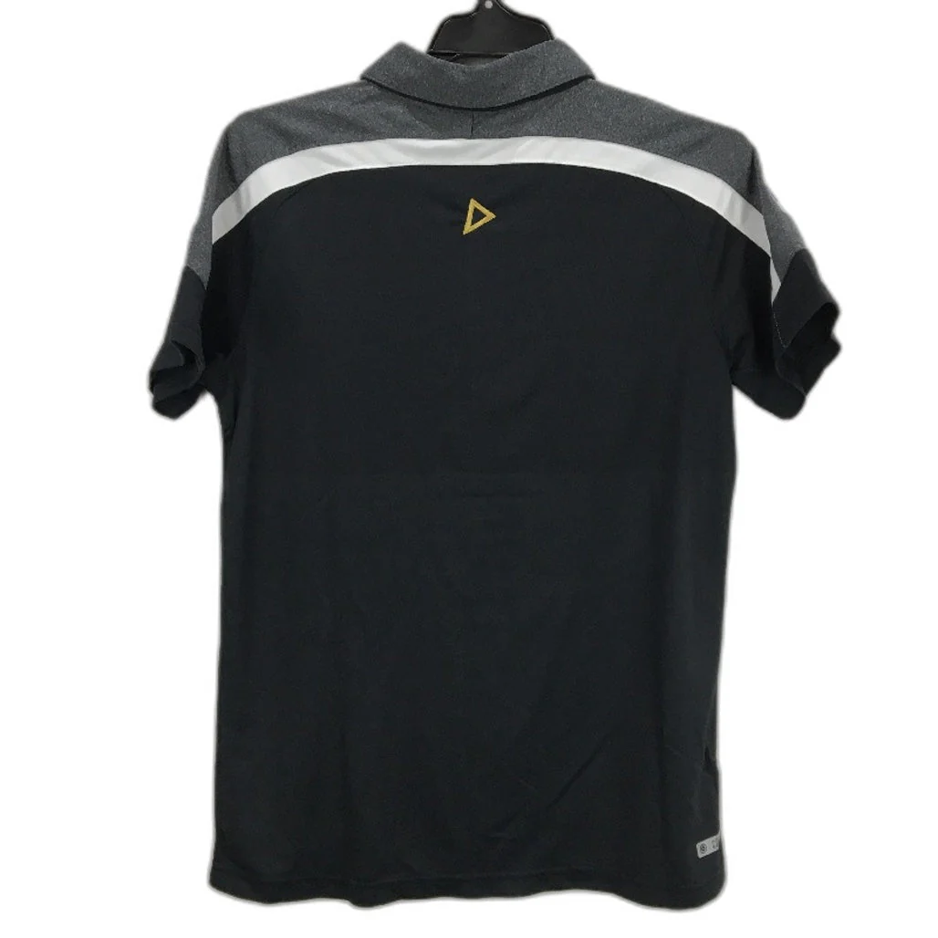AFL Onfield Collingwood Black And Dark Marle Womens Media Sports Polo Sz 10 NEW - Image 2