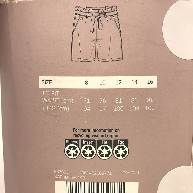 Serra Women's Relaxed Fit Linen Blend Shorts with Side Slant Pockets NEW - Image 46