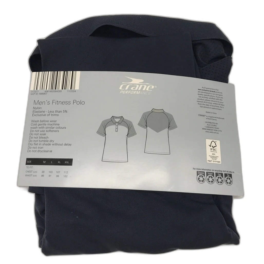 Crane Performance Seamless Moisture Regulating Men's Fitness Polo NEW - Image 16