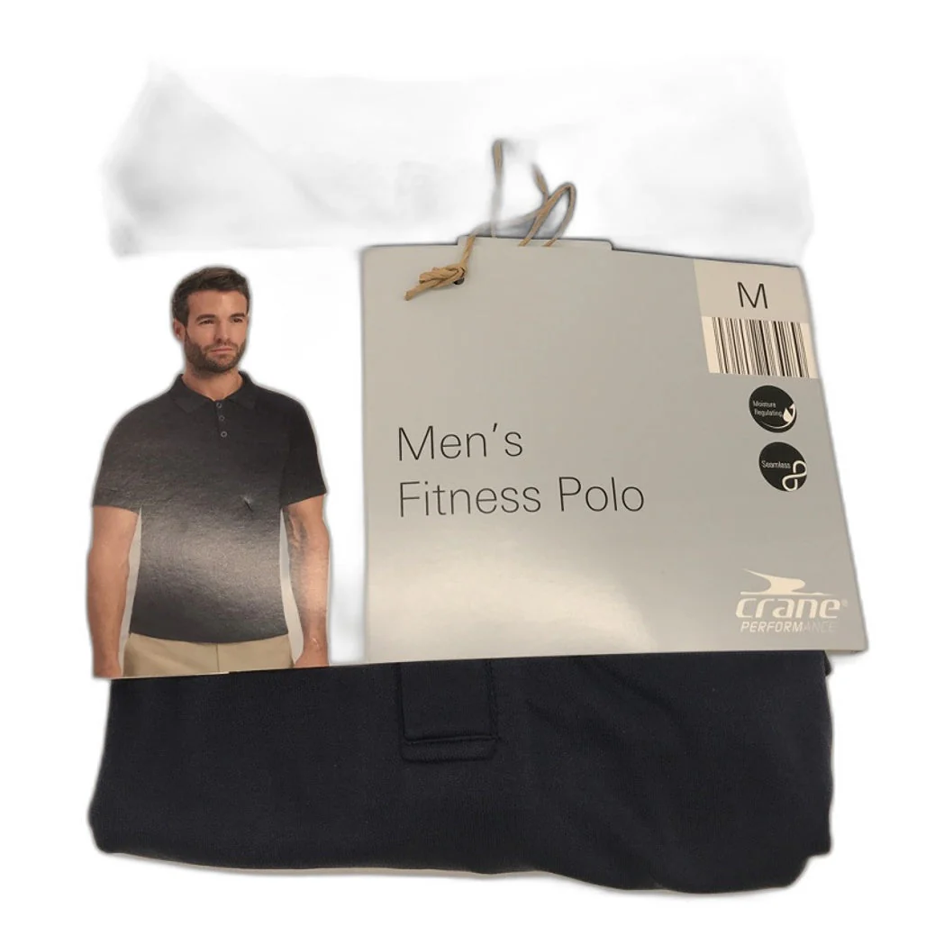 Crane Performance Seamless Moisture Regulating Men's Fitness Polo NEW - Image 23