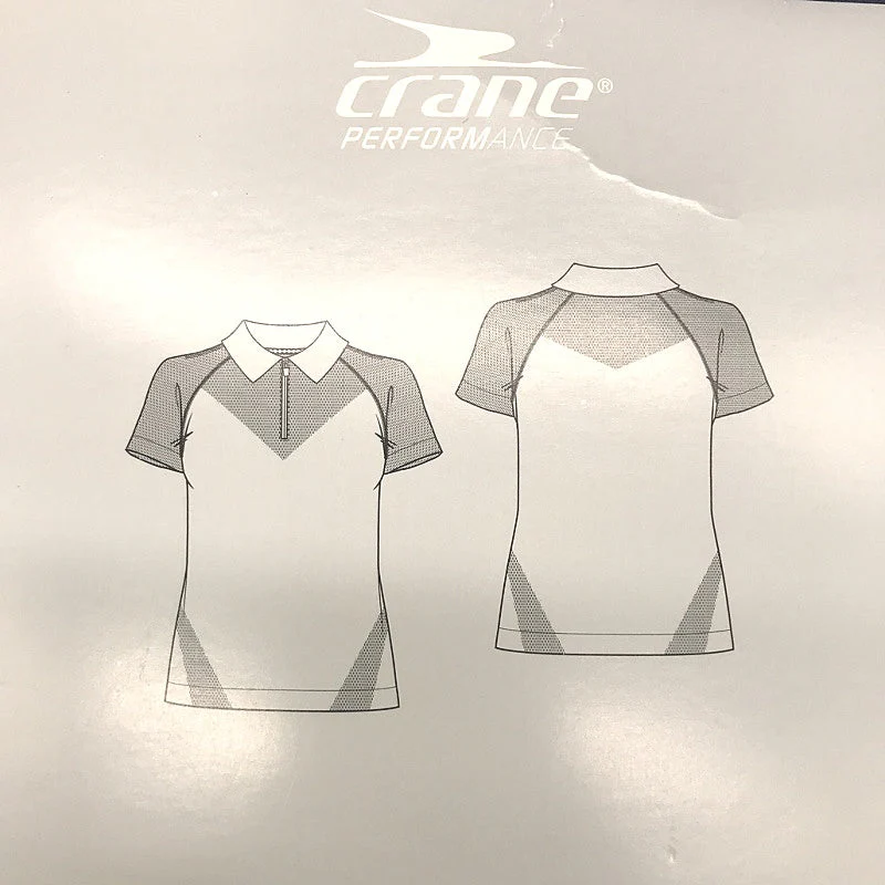 Crane Performance Seamless Moisture Regulating Women's Fitness Polo NEW - Image 10