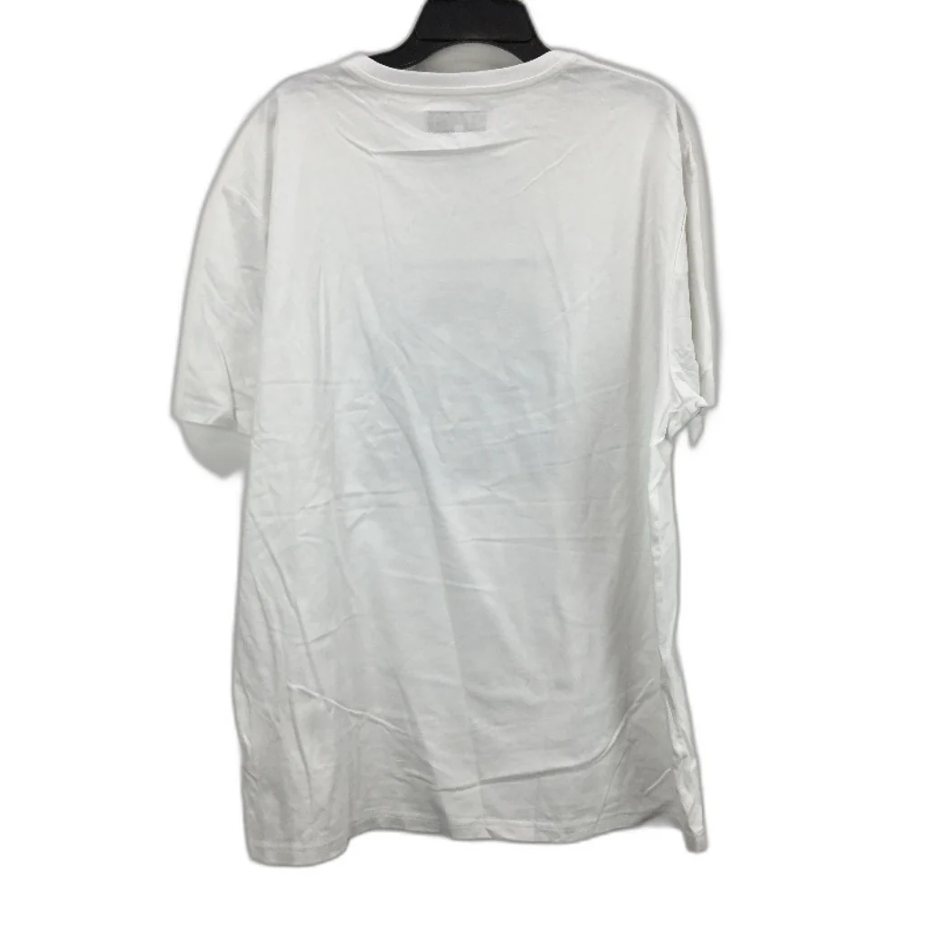 Jeanswest 2 Piece White Printed 100% Cotton Casual T-Shirts Mens Size L NEW - Image 4