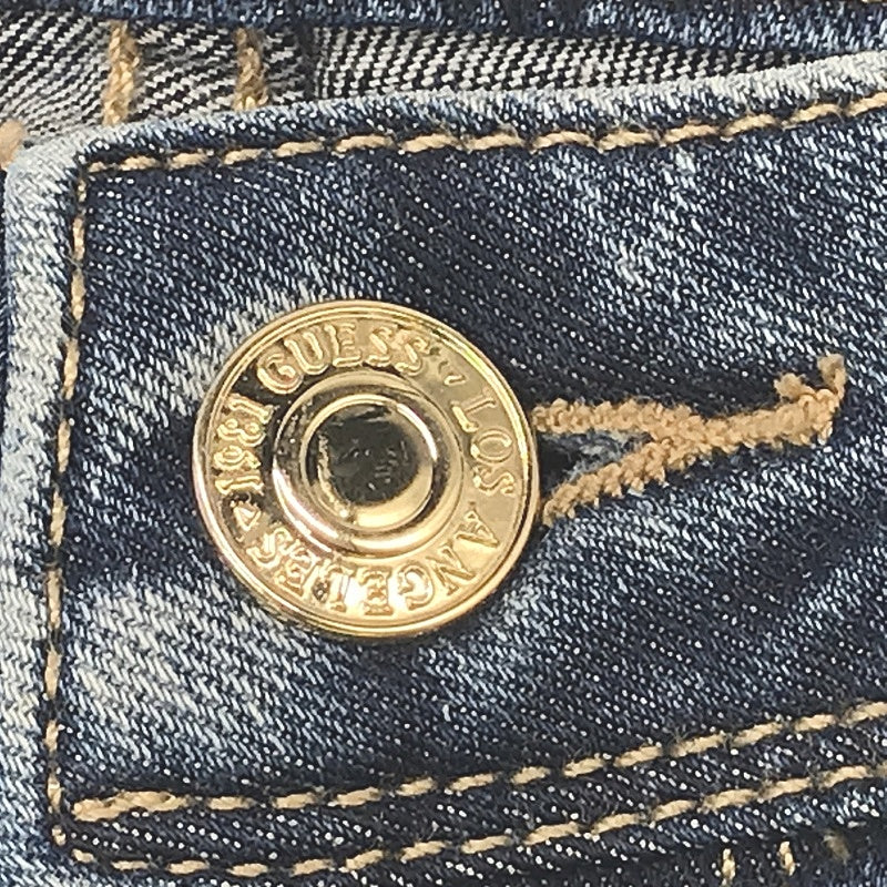 Guess High Rise Skinny Blue Wash Denim Jeans Ladies Size 27 - Image 3