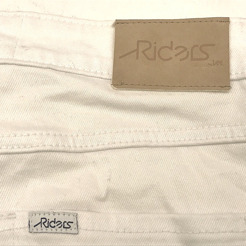 Riders by Lee Hi Rider White Classic Denim Jeans Ladies Size 9 DEMO - Image 4