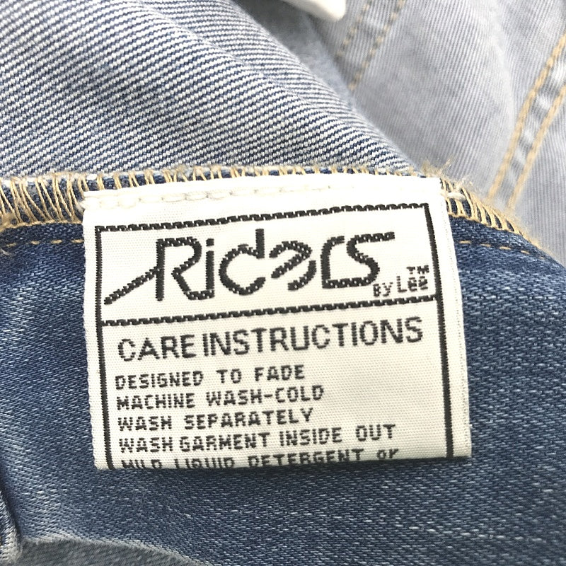 Riders by Lee Hi Rider Blue Designed to Fade Ripped Denim Jeans Lds Sz 14 DEMO - Image 10