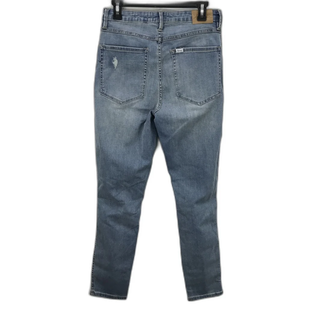 Riders by Lee Hi Rider Blue Designed to Fade Ripped Denim Jeans Lds Sz 14 DEMO - Image 2