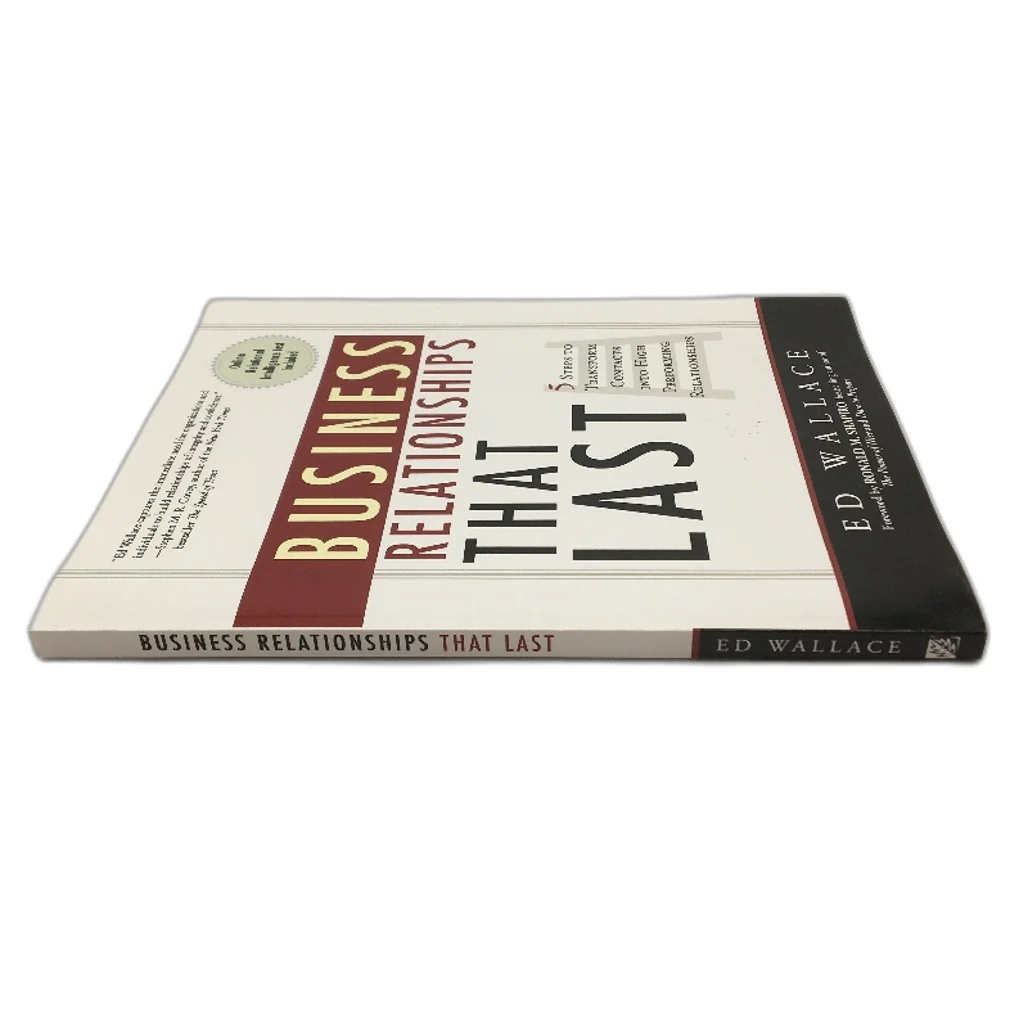 Business Relationships That Last 5 Step Self Help Book by Ed Wallace NEW - Image 3