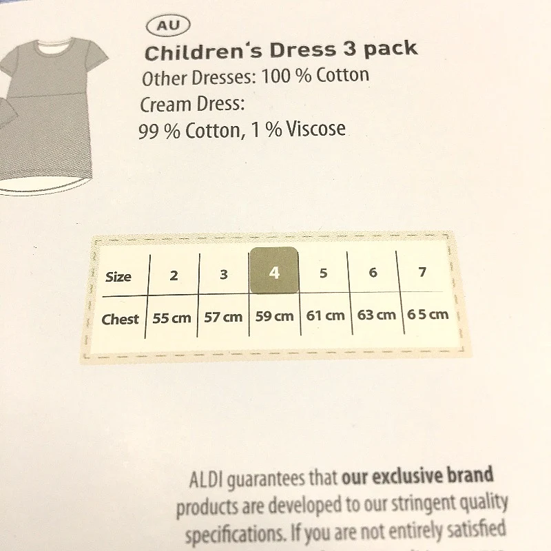 Lily & Dan 2 x 3Pks Fit & Flare 100% Cotton Mutlicoloured Girls Dresses Sz 4 NEW - Image 6