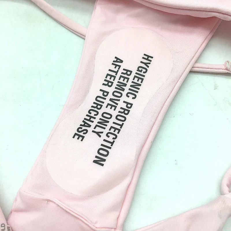 Subtitled Australian Designed Tie Side Baby Pink Bikini Bottom Ladies Sz XL NEW - Image 4