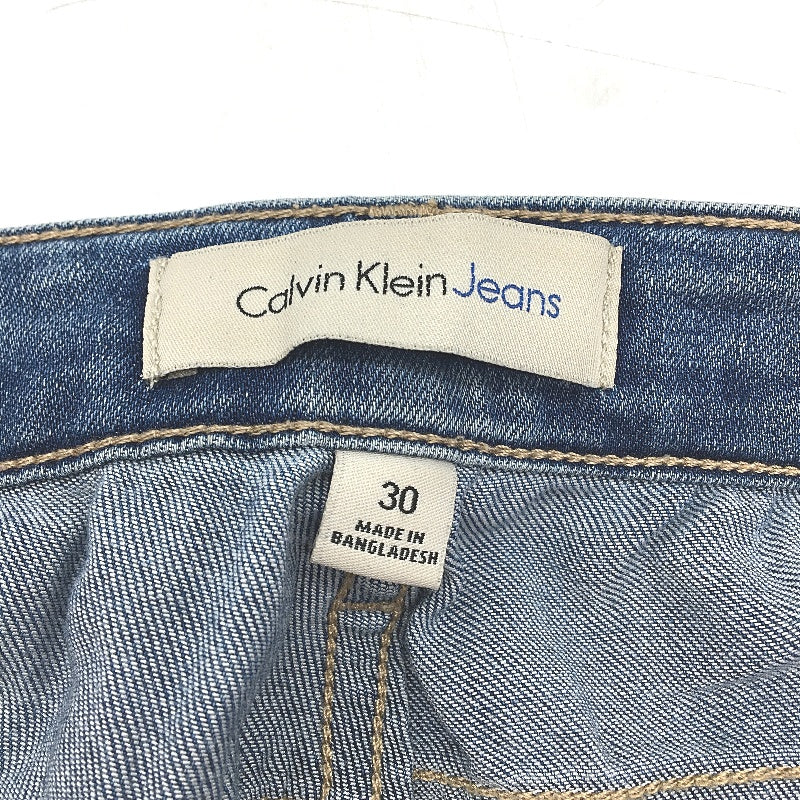 Calvin Klein Blue Ankle Skinny Jeans for Women - Size 30, Cotton Polyester Blend - Image 3