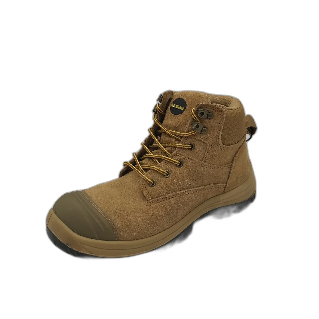 Blackhawk Aust Standard Steel Toe Cap Safety Boots Leather Wheat Mens Size 9 NEW - Image 2