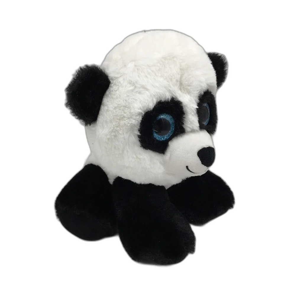 Panda 2 Pack Bundle Fluffy Sitting Plush Toy & Mini Sequin Cushion Age 5Y+ NEW - Image 5