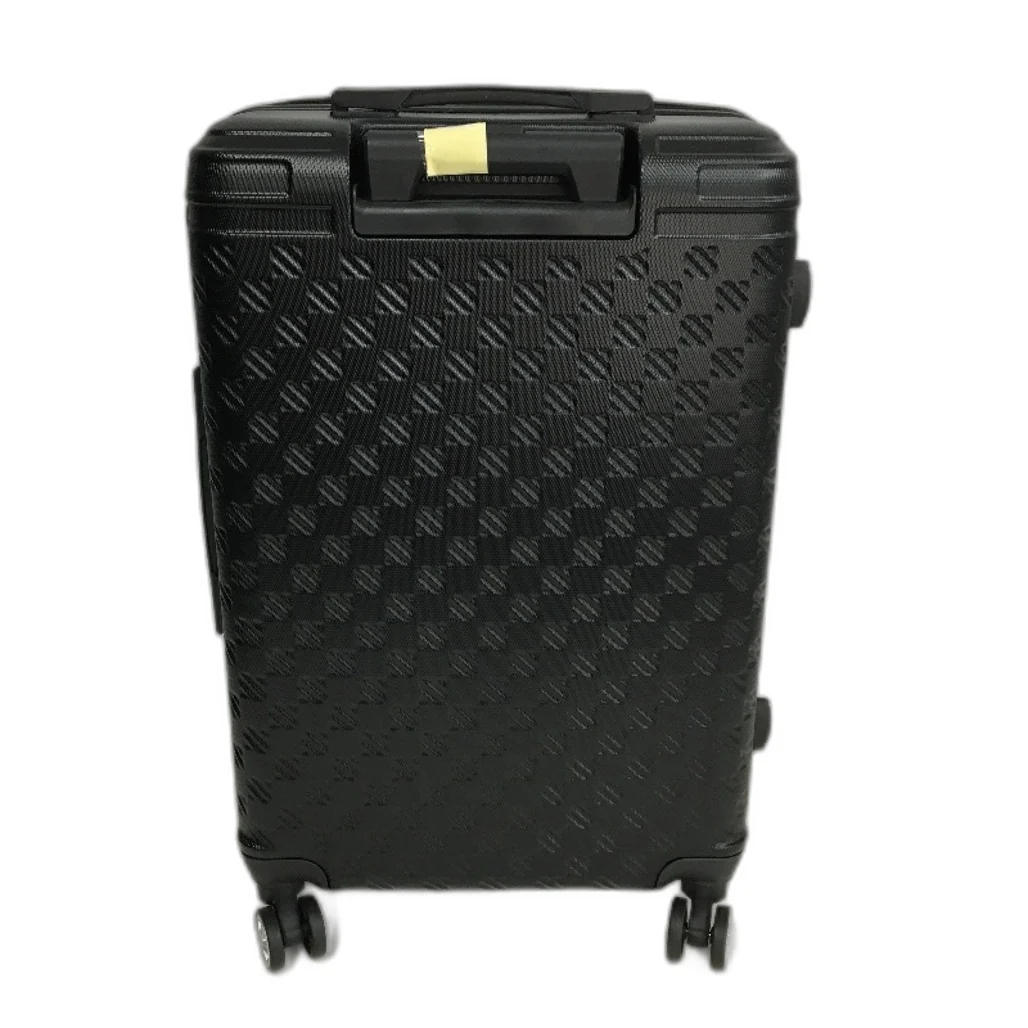 Black Textured 24" ABS Lightweight Hardshell Luggage Suitcase TSA Lock NEW - Image 2