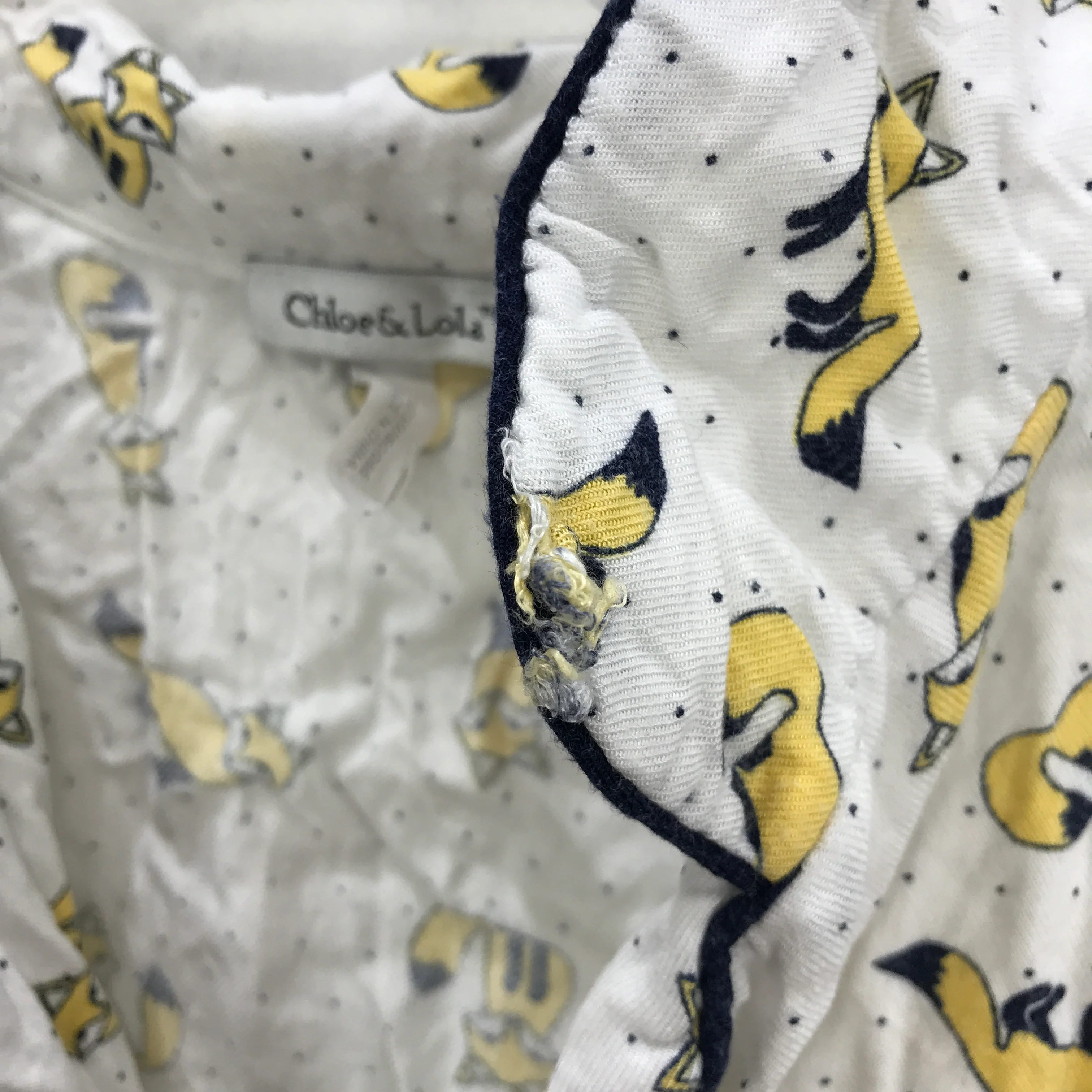 Chloe & Lola Fox Viscose Jersey Button Up Pyjama Top Ladies Size Medium - Image 5