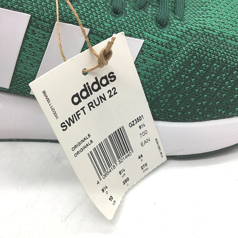 Adidas Originals Swift Run 22 Dual Tone Green Fabric Sneakers Mens Sze US 10 NEW - Image 4