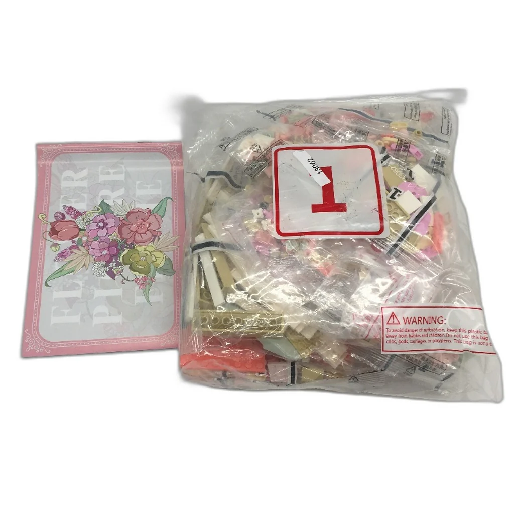 Flower Picture Frame Building Blocks Set LEGO Style DIY Home Decoration NEW - Image 2