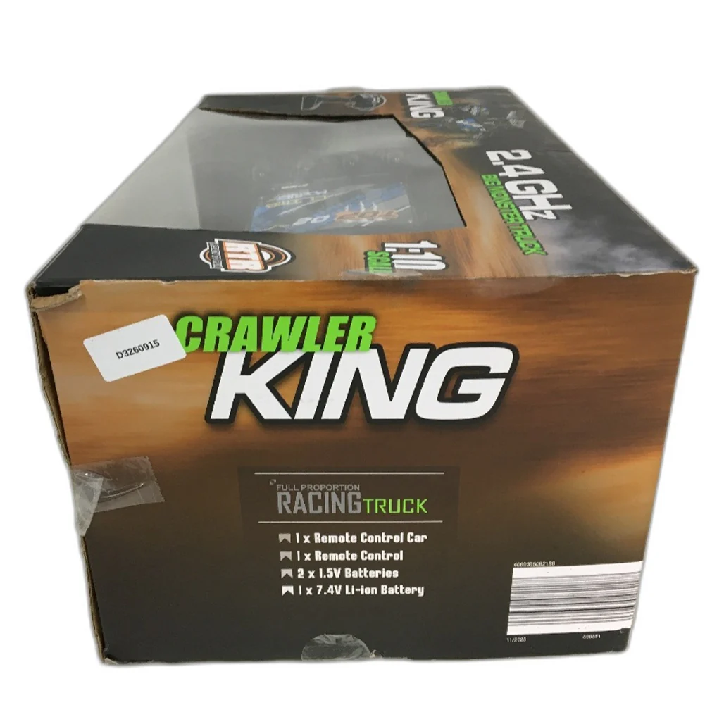 Crawler King 2.4 GHz Blue Panther Ready To Run High Speed 1:10 RC Car Age 8+ NEW - Image 3