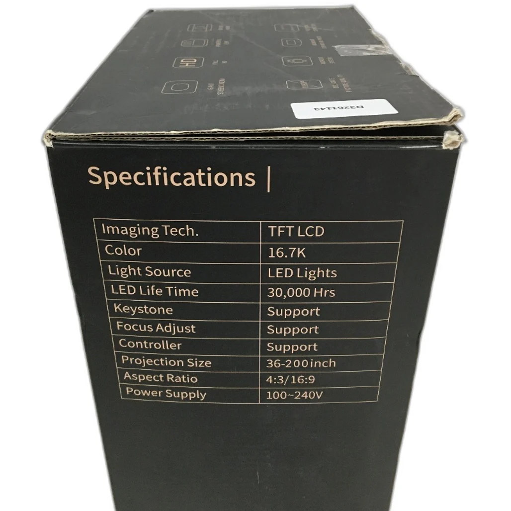 Native 1080p Wireless Bluetooth TCT LCD Home Theatre Android Projector DEMO - Image 6