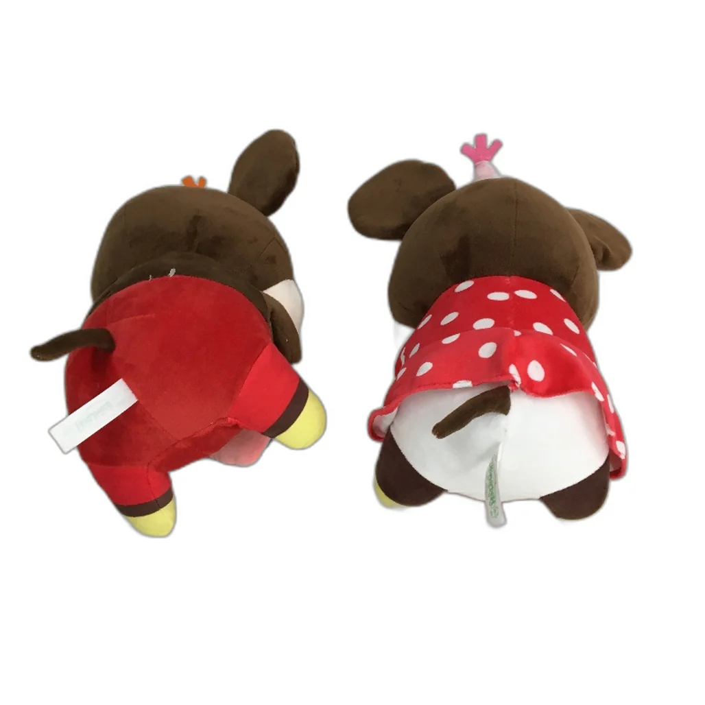 Mickey & Minnie Mouse With Party Hat 2 Pack Soft Plush Toys Plushies NEW - Image 3