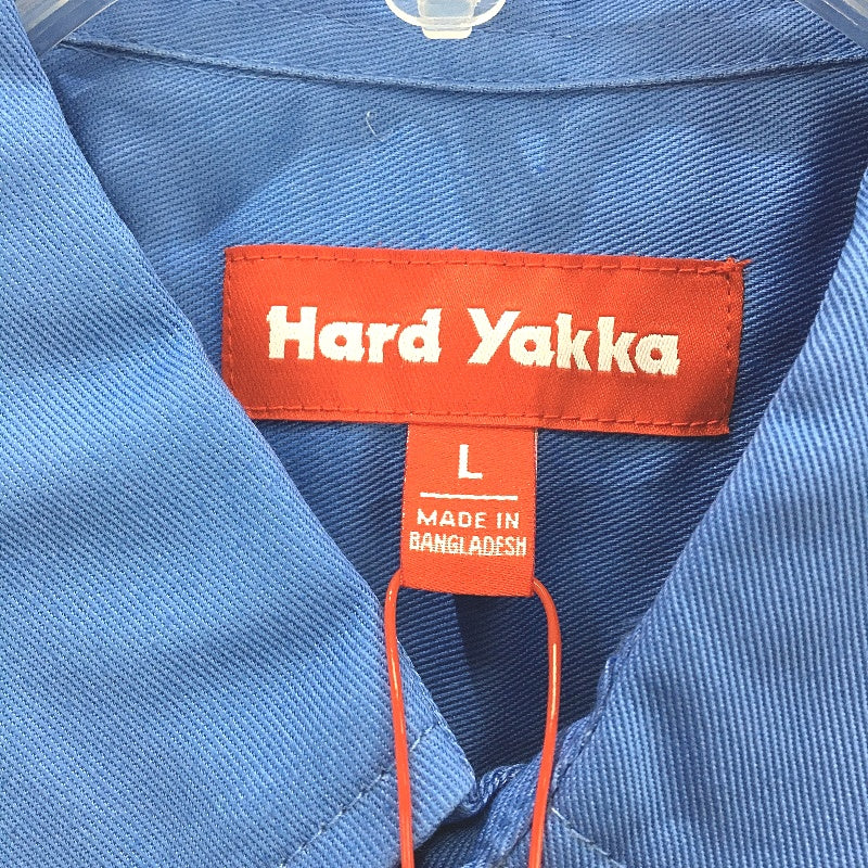 Hard Yakka Blue Medit Cotton Drill Short Sleeve Shirt Mens Size Large Y07510 NEW - Image 4