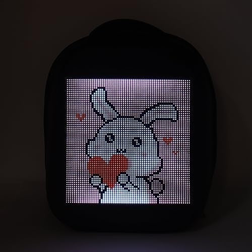 Walfront LED Backpack with Programmable Colorful Display for Travel Australia - Image 2