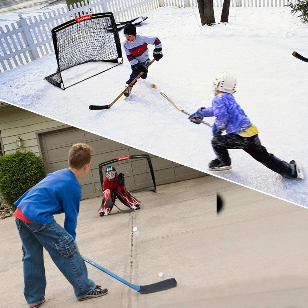 Wiel 4ft x 3ft Fold-Up Soccer Goals with Reflective Strips for Kids Australia - Image 4