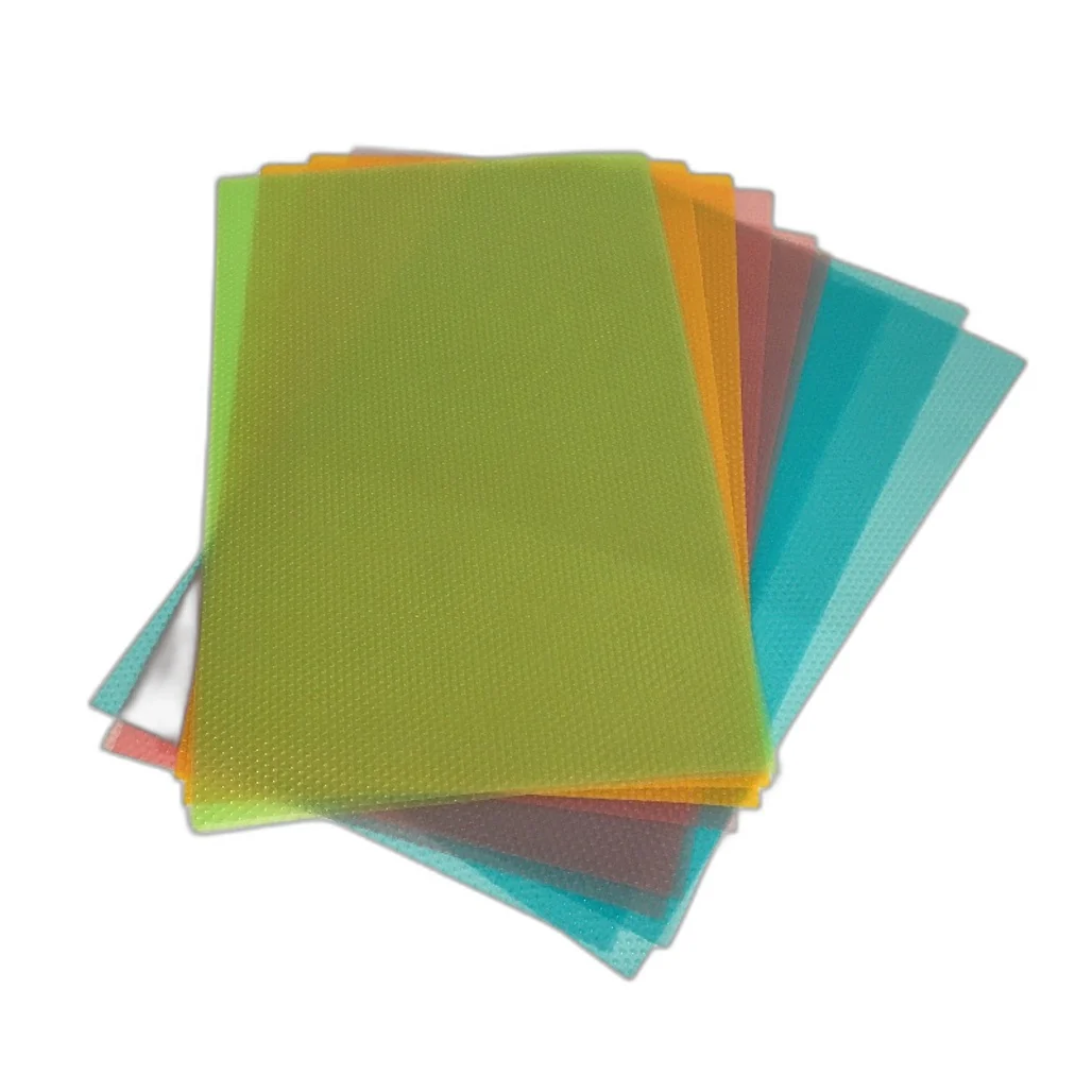 10 Pieces Refrigerator Fridge Shelf Liners Multicolour 17.7 x 11.4 Inch NEW