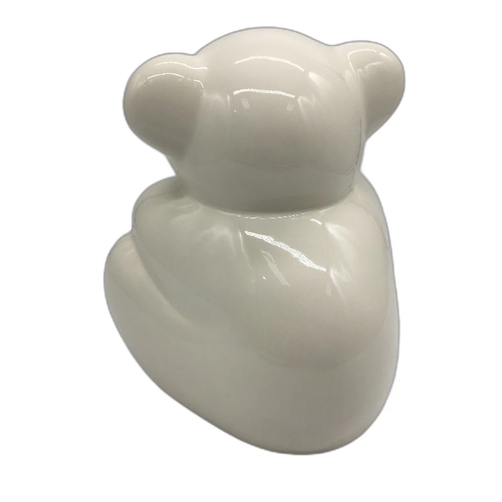 Royal Boch Belgium Large Ivory White Fast Effection Bear Porcelain Figurine NEW - Image 2