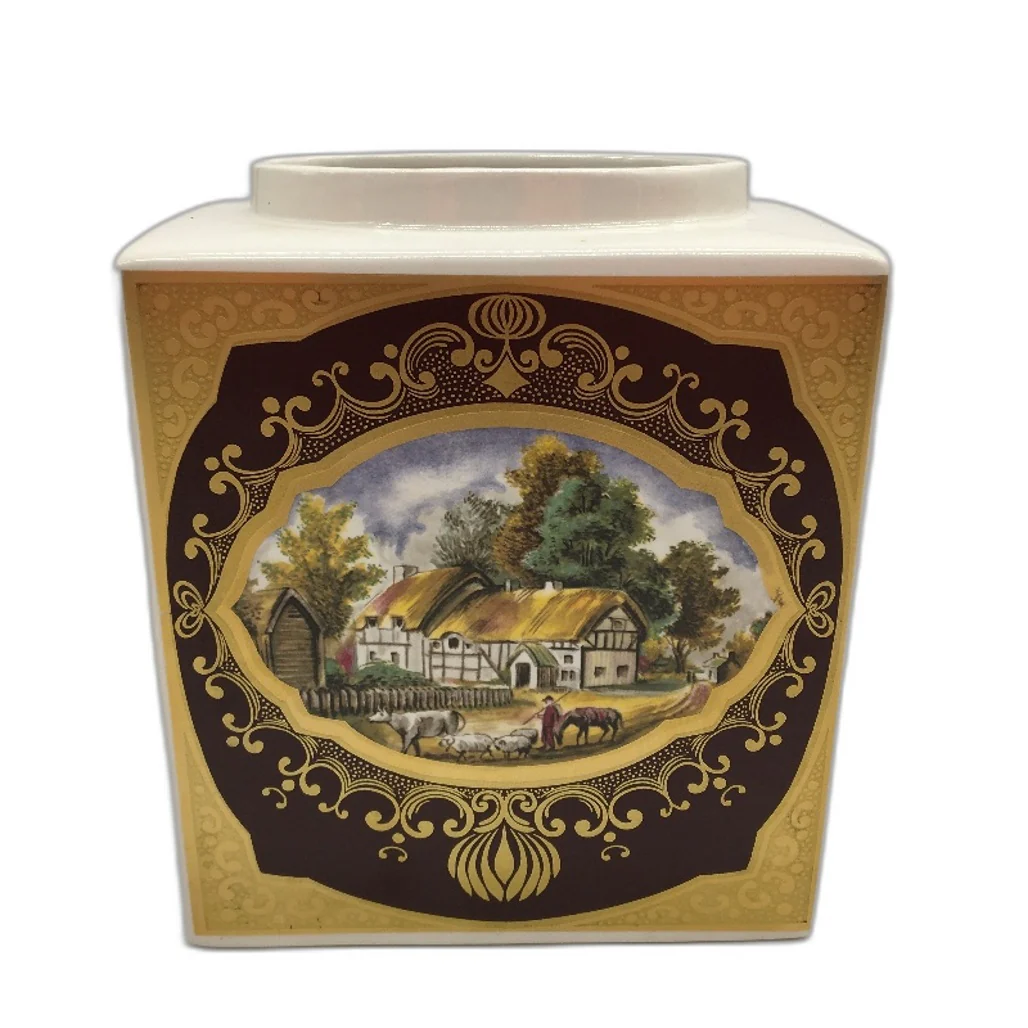 VINTAGE Royal Cauldon Bristol Ironstone Made For Twining Tea Cannister - Image 2