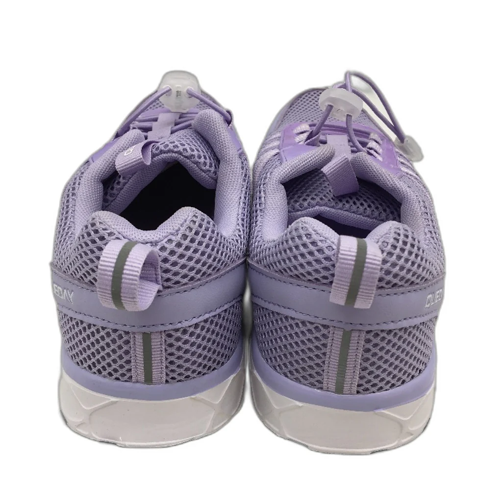Queday Lilac Purple Mesh Lightweight Water Sneaker Shoes Ladies Size EU 40 NEW - Image 3