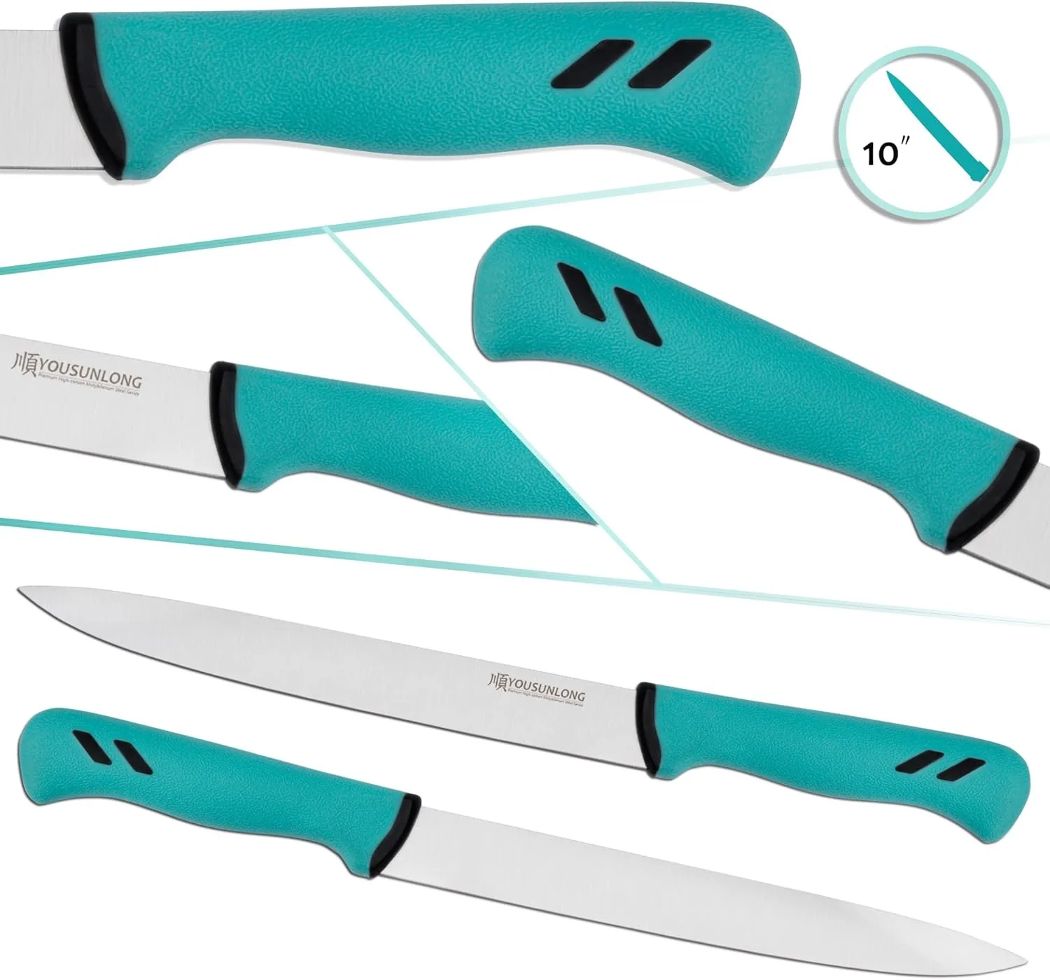 YOUSUNLONG Premium 10 Inch Sashimi Knife High-Carbon Steel Blade Australia DEMO - Image 2