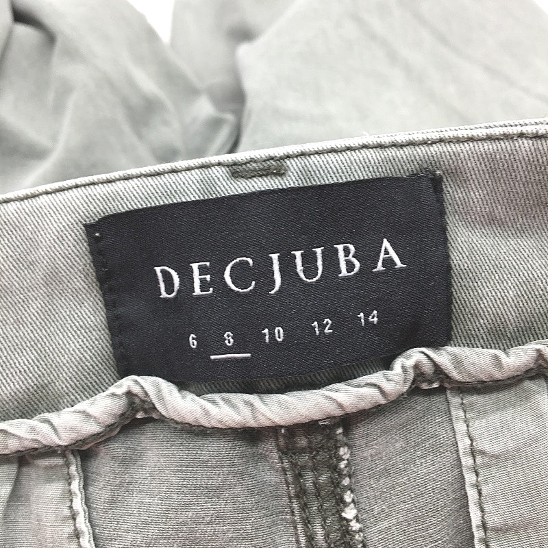 Decjuba Skinny Tapered Grey Cotton High Rise Denim Jeans Ladies Size AU 8 - Image 3