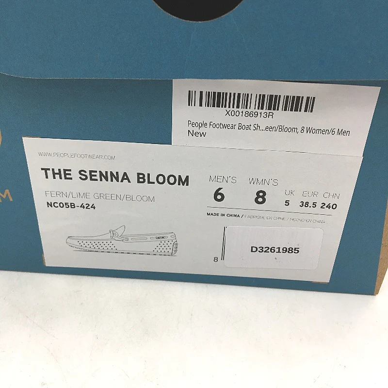 People Footwear Senna Bloom Waterproof Slip-On EVA Boat Shoes Unisex M6 L8 NEW - Image 7