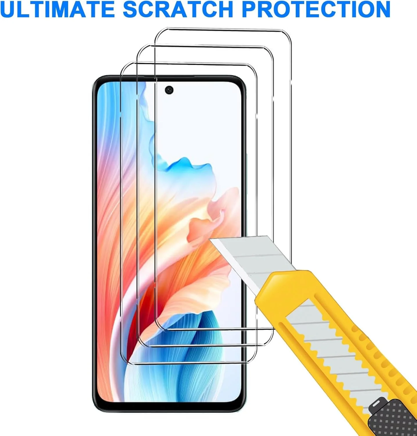 HEYUS HD Clear Screen Protector and Camera Lens for OPPO A79 5G - Image 3