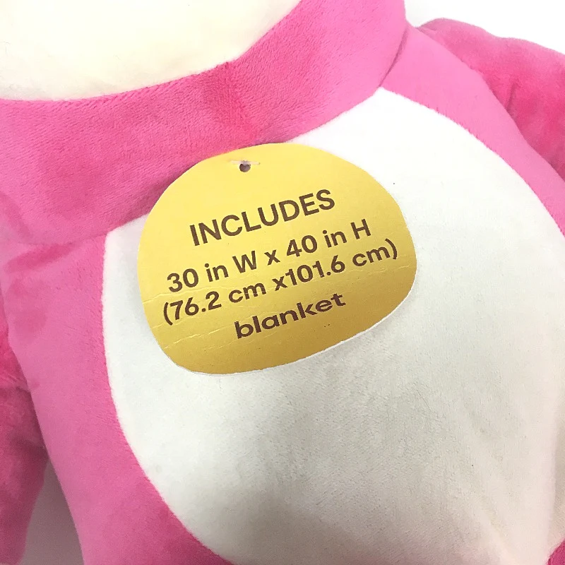 Disney Pixar Toy Story Pink Lotso Bear 33cm Plush Toy With 100cm Blanket NEW - Image 4