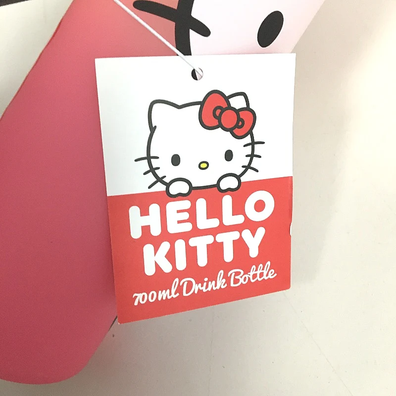 Sanrio Hello Kitty Screw Top 700ml Drink Bottle & Zip Storage Plush Toy NEW - Image 3