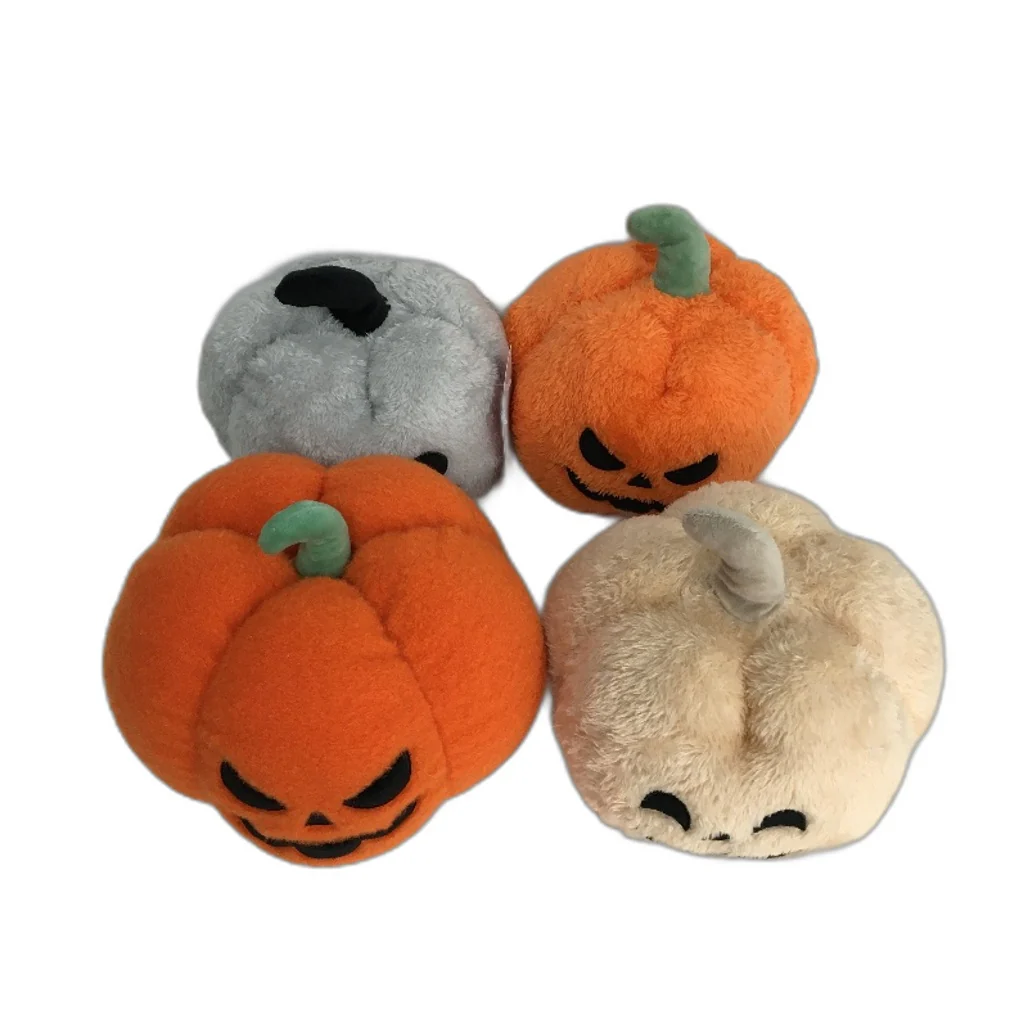COLLECTABLE 4Pce Various Halloween Pumpkin Soft Fleece Stuffed Toy Pack NEW - Image 2